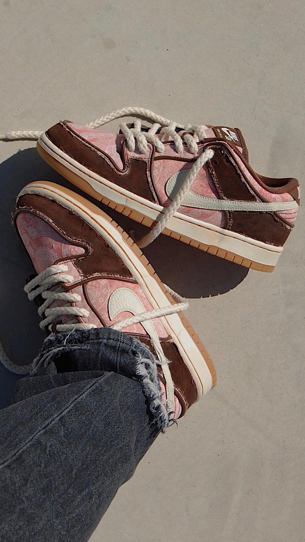 SB Dunk Low "Light Paisley"