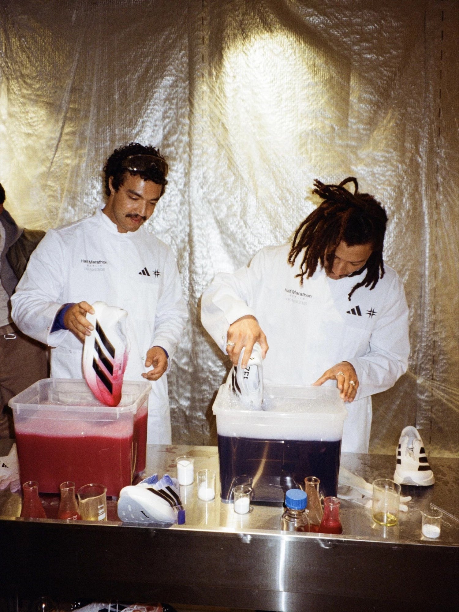 Adidas dyeing workshop
